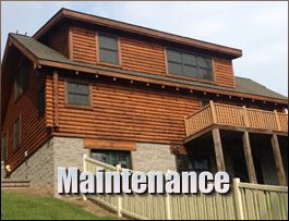  Shawboro, North Carolina Log Home Maintenance